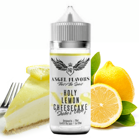 MIX & SHAKE - EGOIST/ANGEL SHAKE'N'VAPE 20/120ML - HOLY LEMON CHEESECAKE * TPD *