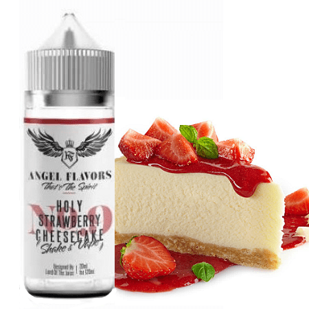 MIX & SHAKE - EGOIST/ANGEL SHAKE'N'VAPE 20/120ML - HOLY STRAWBERRY CHEESECAKE * TPD *