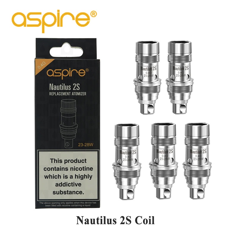 ΑΤΜΟΠΟΙΗΤΗΣ - 1x ΚΕΦΑΛΗ ASPIRE NAUTILUS 2S BVC (0.4 ohm)