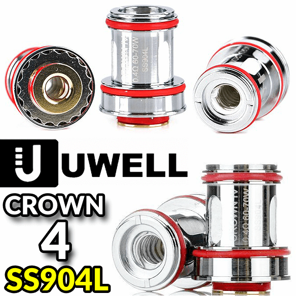 ΑΤΜΟΠΟΙΗΤΗΣ - 1x ΚΕΦΑΛΗ UWELL CROWN V4 DUAL SS904L ( 0.4 ohm )