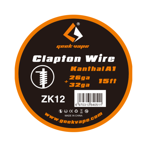 ΑΤΜΟΠΟΙΗΤΗΣ - ΣΥΡΜΑ GEEKVAPE CLAPTON WIRE KANTHAL KA1 ( 26GA + 32GA ) - 5M