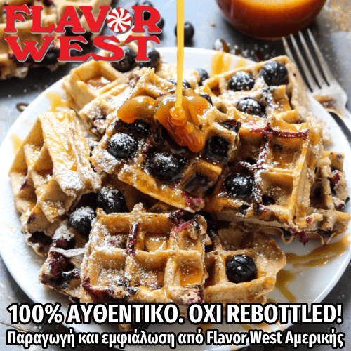 D.I.Y. - ΑΡΩΜΑ - 118ML - FLAVOR WEST - BLUEBERRY GRAHAM WAFFLE - 118ML
