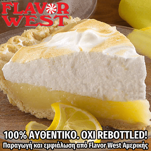 D.I.Y. - ΑΡΩΜΑ - 118ML - FLAVOR WEST - LEMON MERINGUE PIE - 118ML