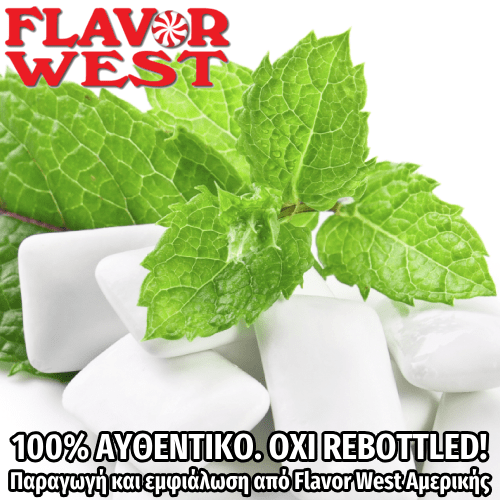 D.I.Y. - ΑΡΩΜΑ - 118ML - FLAVOR WEST - SPEARMINT - 118ML