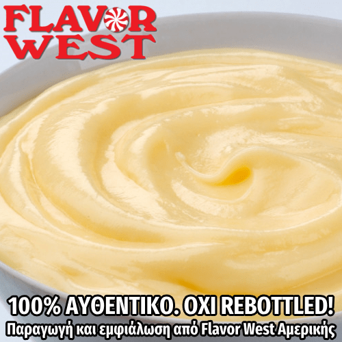 D.I.Y. - ΑΡΩΜΑ - 118ML - FLAVOR WEST - VANILLA CUSTARD - 118ML