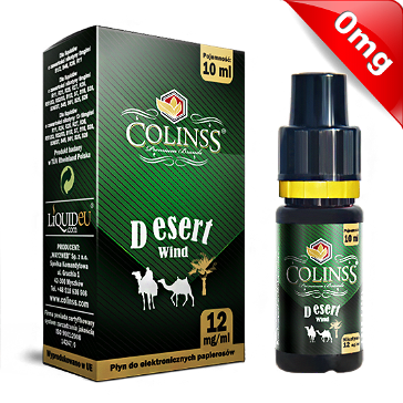 10ml DESERT WIND 0mg eLiquid (ΧωρίςΝικοτίνη) - eLiquid by Colins's