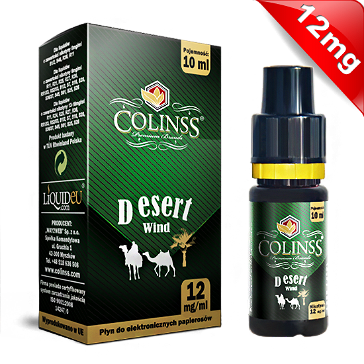 10ml DESERT WIND 12mg eLiquid (Νικοτινούχο, Μεσαίο) - eLiquid by Colins's