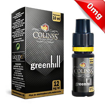 10ml GREENHILL 0mg eLiquid (Χωρίς Νικοτίνη) - eLiquid by Colins's