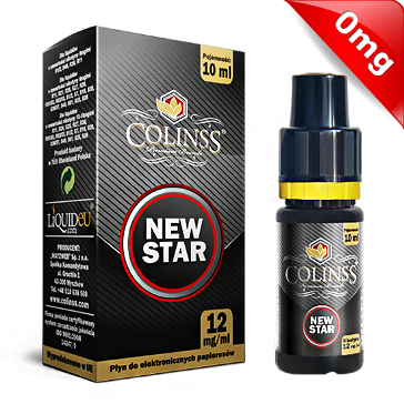 10ml NEW STAR 0mg eLiquid (Χωρίς Νικοτίνη) - eLiquid by Colins's