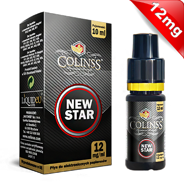 10ml NEW STAR 12mg eLiquid (Νικοτινούχο, Μεσαίο) - eLiquid by Colins's