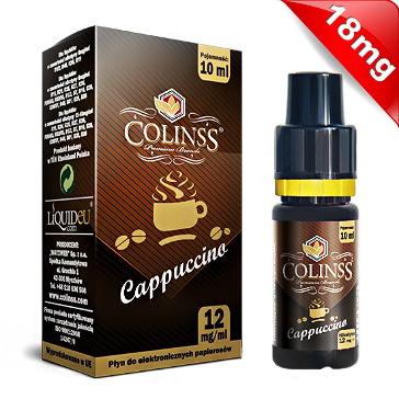 10ml CAPPUCCINO 18mg eLiquid (Νικοτινούχο, Δυνατό) - eLiquid by Colins's