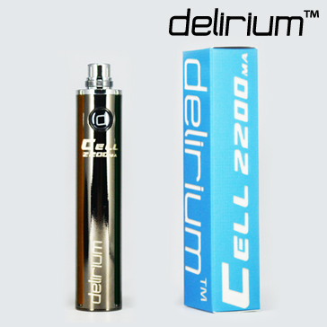 ΜΠΑΤΑΡΙΑ - DELIRIUM CELL 2200mA eGo/eVod Υψηλής ποιότητας ( ΜΑΥΡΗ ΜΕΤΑΛΛΙΚΗ )