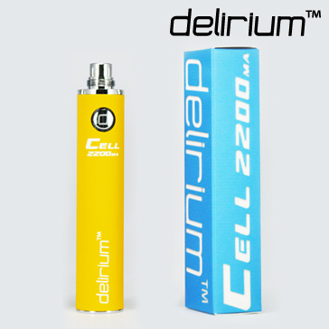 ΜΠΑΤΑΡΙΑ - DELIRIUM CELL 2200mA eGo/eVod Υψηλής ποιότητας ( ΚΙΤΡΙΝΗ )