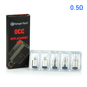 ΑΤΜΟΠΟΙΗΤΉΣ - 5x KANGER OCC Atomizer Heads (0.5Ω)