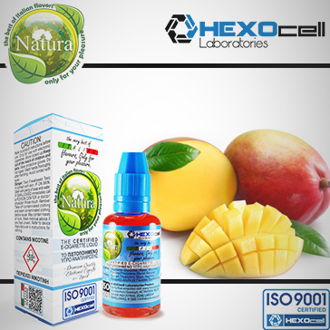 30ml MANGO 0mg Υγρό Αναπλήρωσης ( Χωρίς Νικοτίνη ) - Natura Υγρά Αναπλήρωσης από την HEXOcell