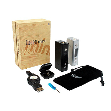 KIT - Cloupor Mini 30W Sub Ohm - 18650 VV/VW ( Black )