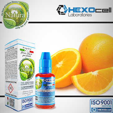 30ml ORANGE 0mg Υγρό Αναπλήρωσης ( Χωρίς Νικοτίνη ) - Natura Υγρά Αναπλήρωσης από την HEXOcell