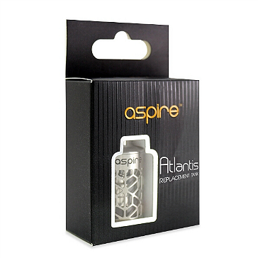 ΑΤΜΟΠΟΙΗΤΉΣ - ASPIRE Atlantis Assy Hollow Core Caged Glass Tank ( Steel Cage )