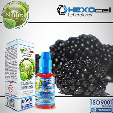 30ml BLACKBERRY 9mg Υγρό Αναπλήρωσης (Με Νικοτίνη, Μεσαίο ) - Natura Υγρά Αναπλήρωσης από την HEXOcell